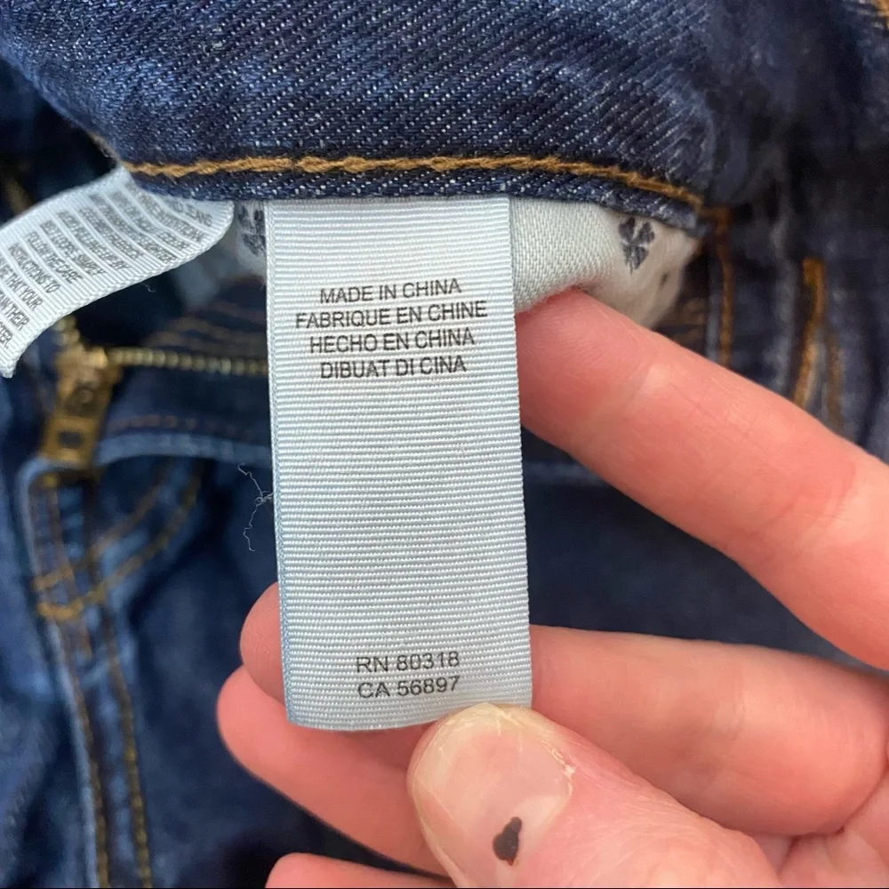 Lucky Men’s Original Straight Dark Wash Blue Jeans